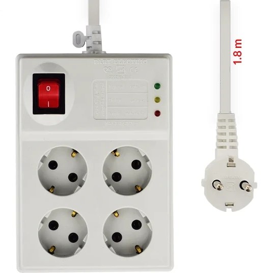 محافظ لوازم صوتی تصویری و کامپیوتر 4 خانه 1 متر و 80 سانتی پارت الکتریک Part Electric