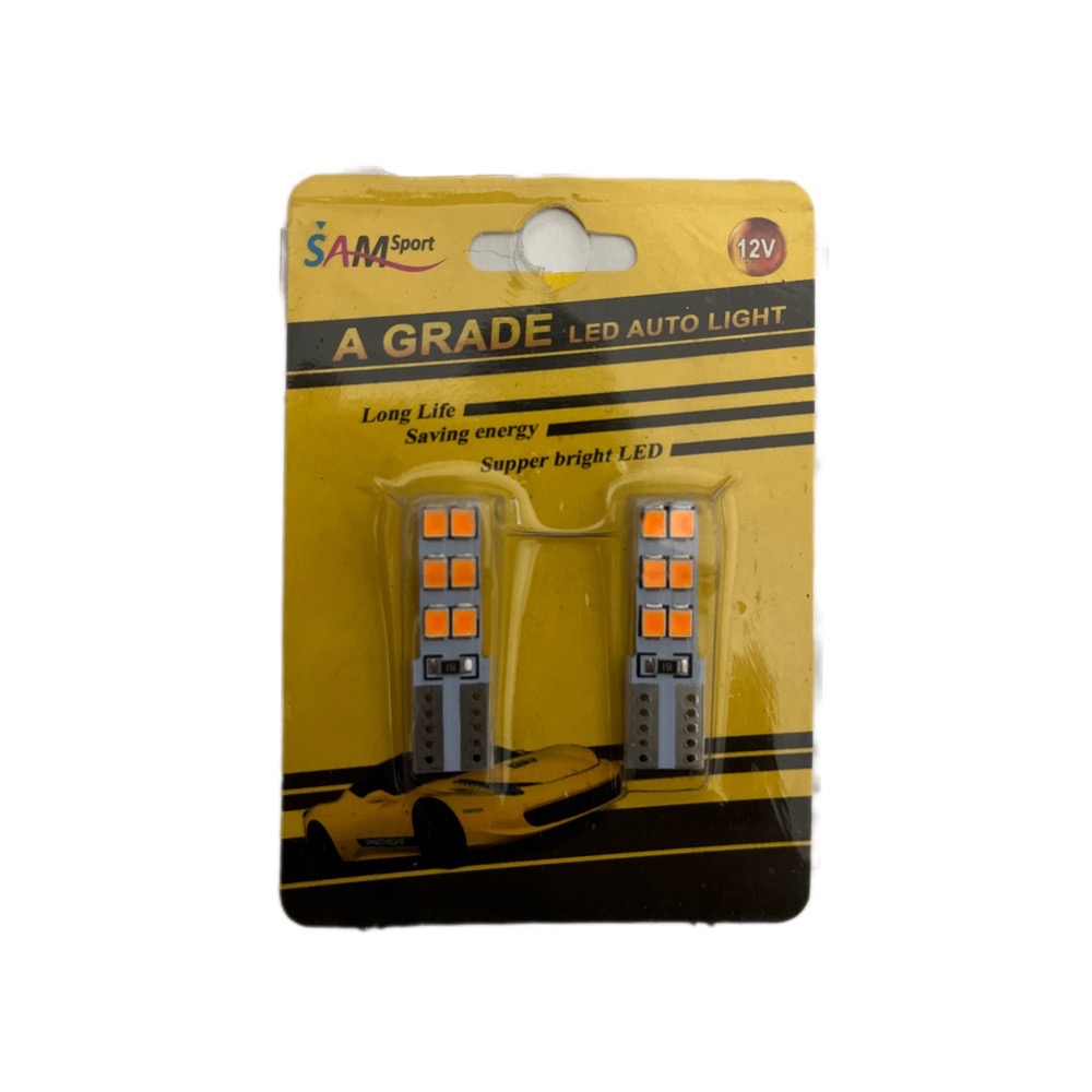 لامپ 12 تایی LED خازن دار سام اسپورت SAM Sport مخصوص خودرو بسته 2 عددی