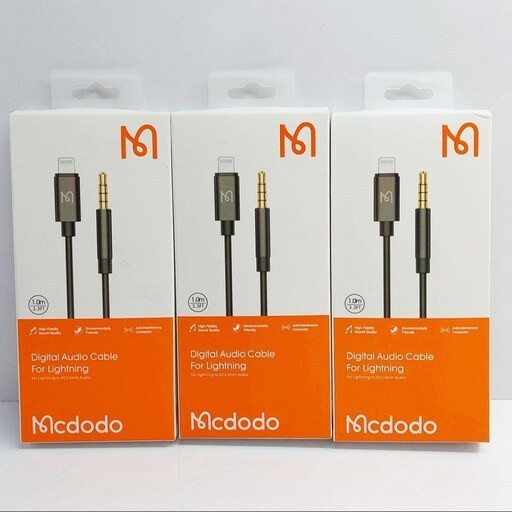 کابل تبدیل مک دو دو Mcdodo لایتنینگ به جک 3.5 میلیمتری AUX