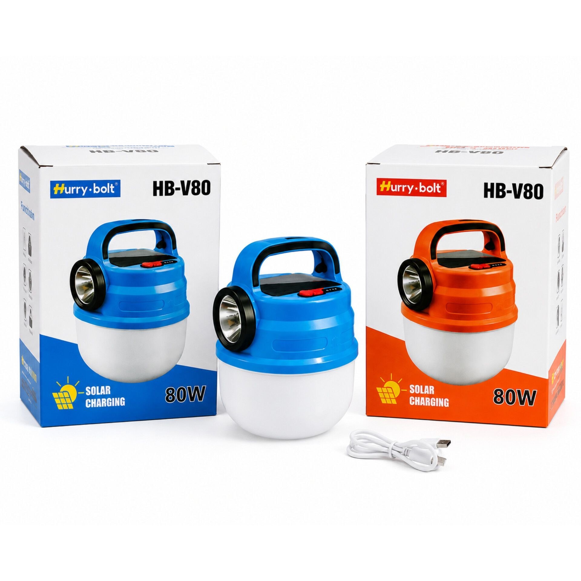 لامپ و چراغ شارژی و خورشیدی سولار Hurry bolt مدل HB-V80
