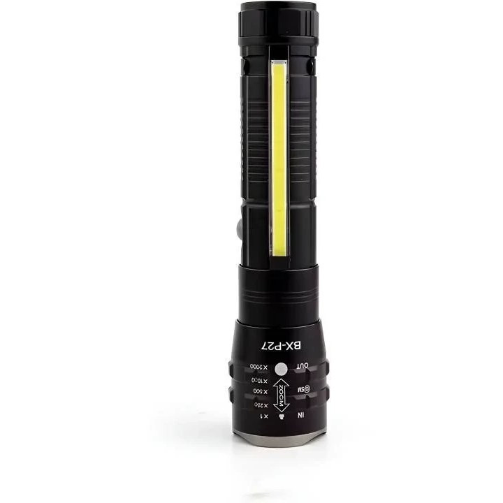 چراغ قوه زوم دار و تلسکوپی شارژی مدل P27